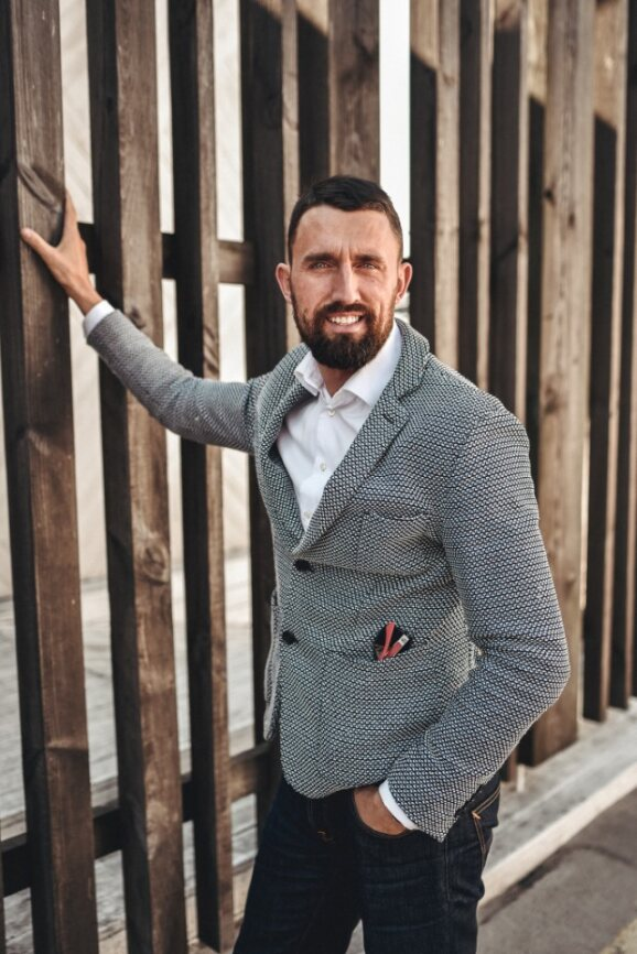 Edgars Kozaks reflective portrait